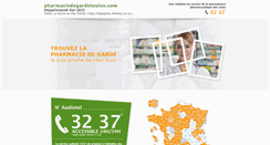 Desktop Screenshot of pharmaciedegardetoulon.com